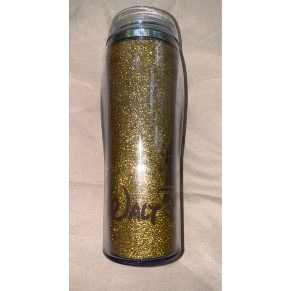 Disney World gold glitter hot cold tumbler - Picture 3 of 7